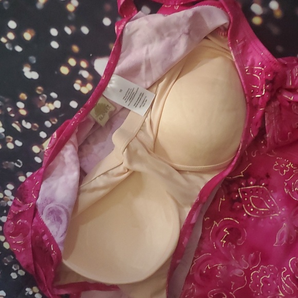 Islanders Pink and gold size 10 one peice swim suit - Picture 4 of 4